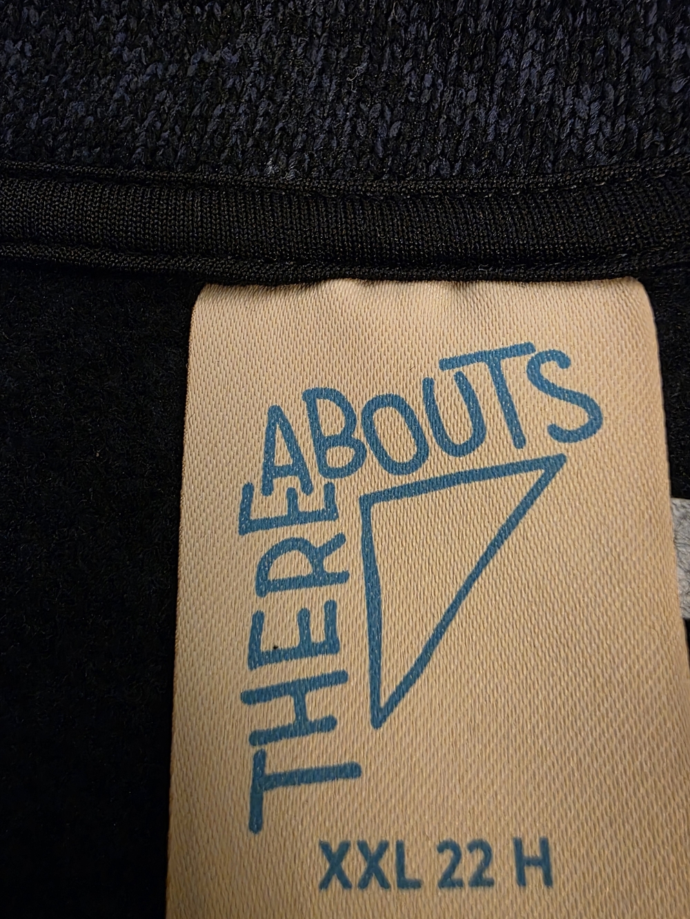 Therabouts Tagged Top in Blue and Cream